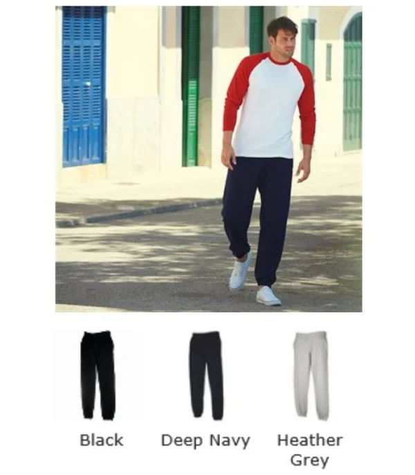 Fruit of the Loom SS114 Premium Elasticated Cuff Jog Pants